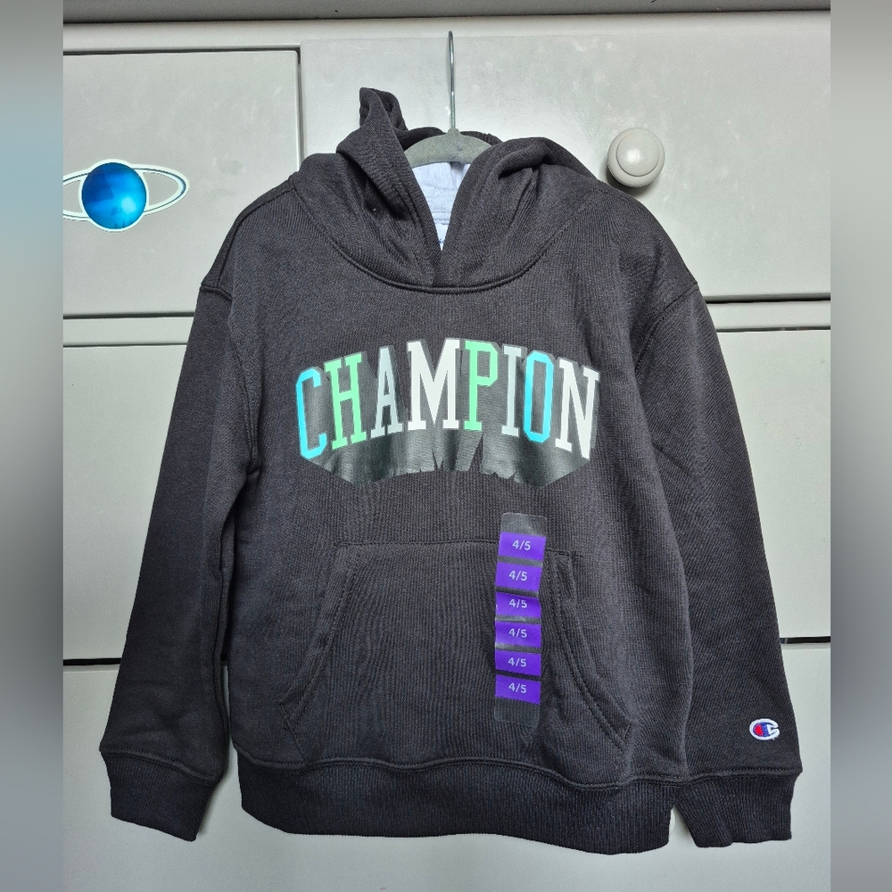 Champion Kids Hoodie - Black